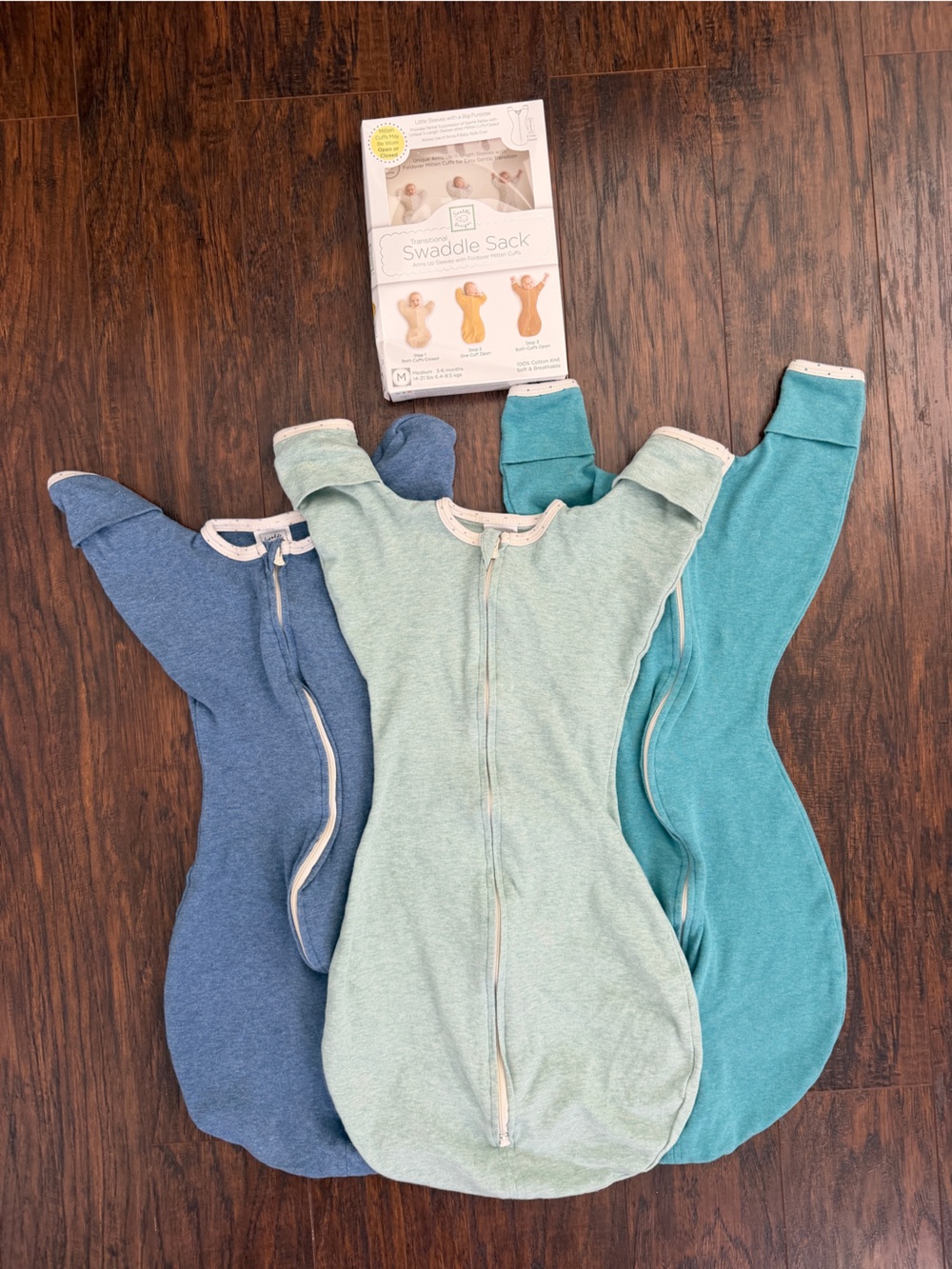 3-Pack Baby Transitional Swaddle Sleep Sacks: Swaddle Designs Md